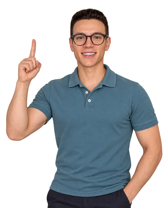 Aitor, de INUIK, con gafas, levantando el dedo para explicar el método